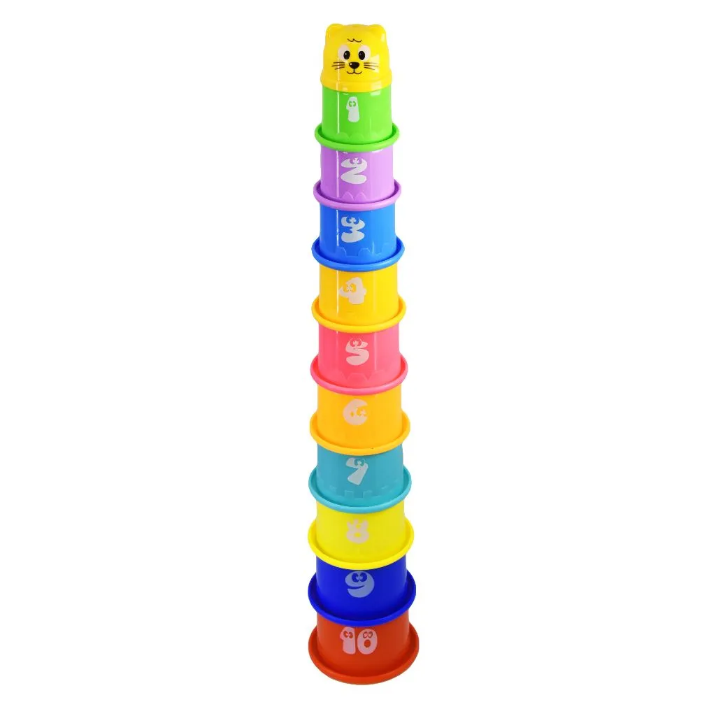 11-Piece Stacking & Nesting Bath Toy Set