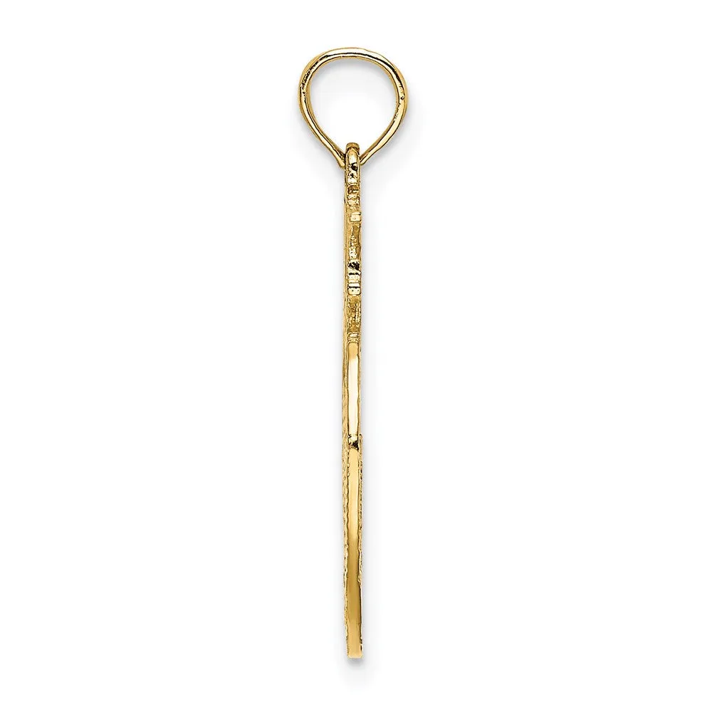 14K New York Skyline in Apple Charm