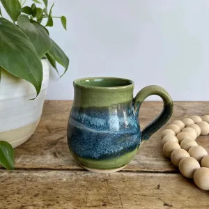 14oz Ceramic Mug - Green