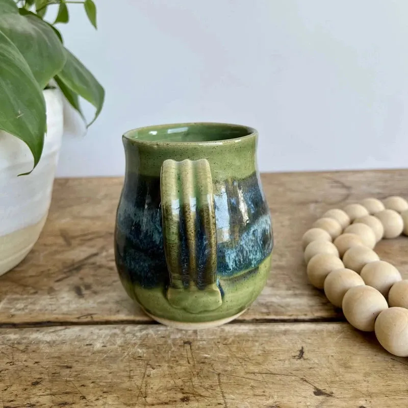 14oz Ceramic Mug - Green