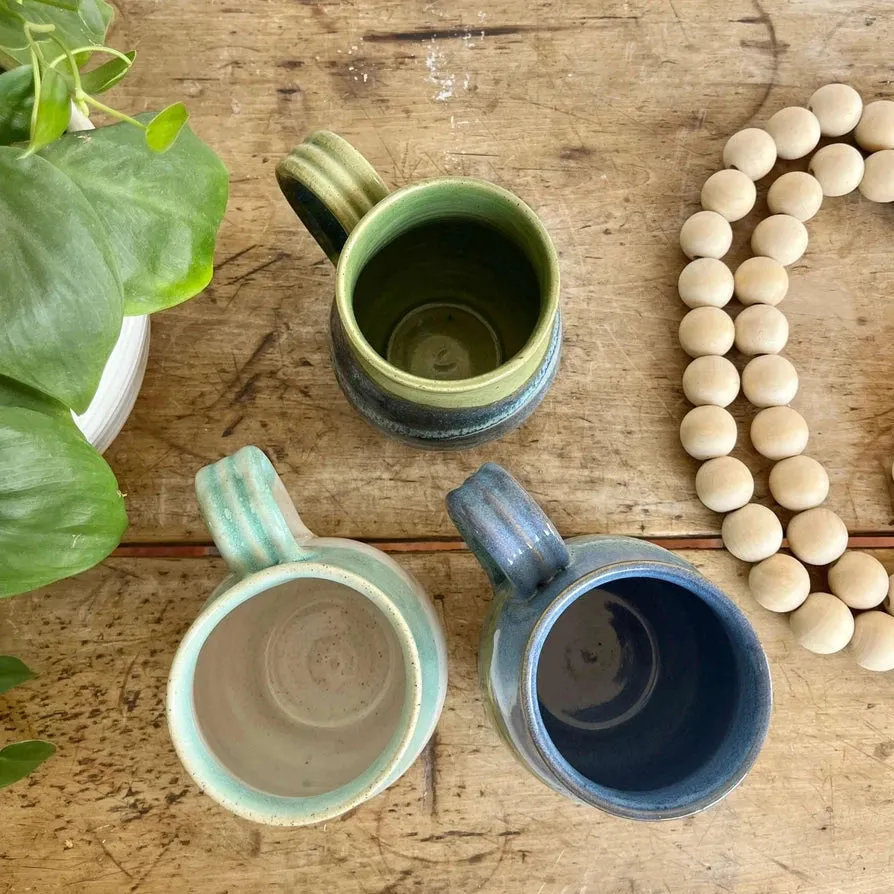 14oz Ceramic Mug - Green