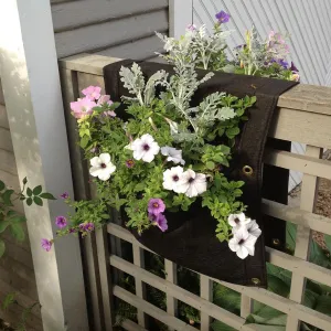 2 Pocket Eco-Friendly Urban Saddlebag Planter