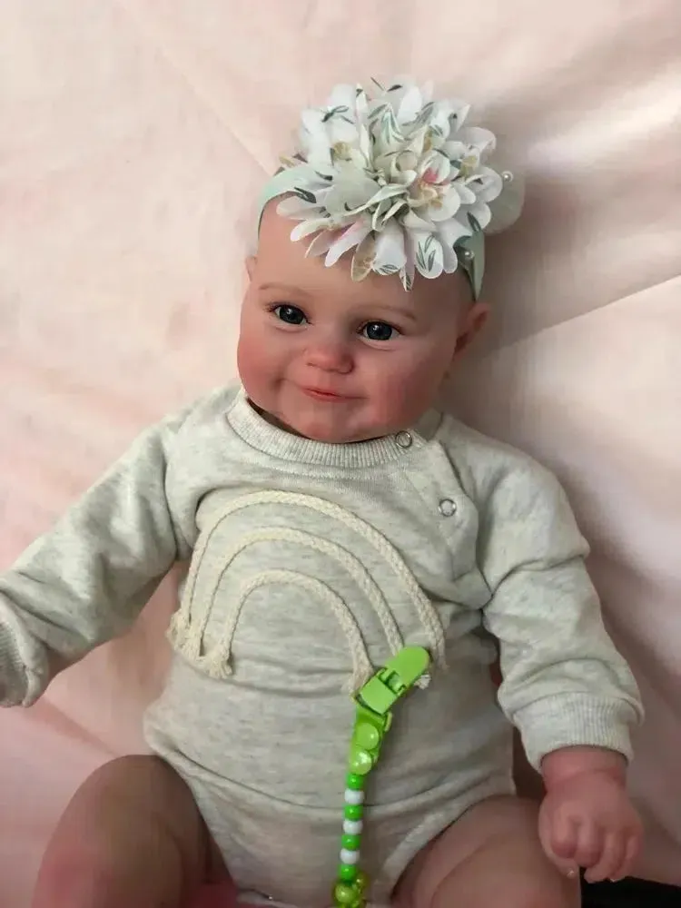 20-Inch Reborn Baby Doll - Evie - Joyful Melody