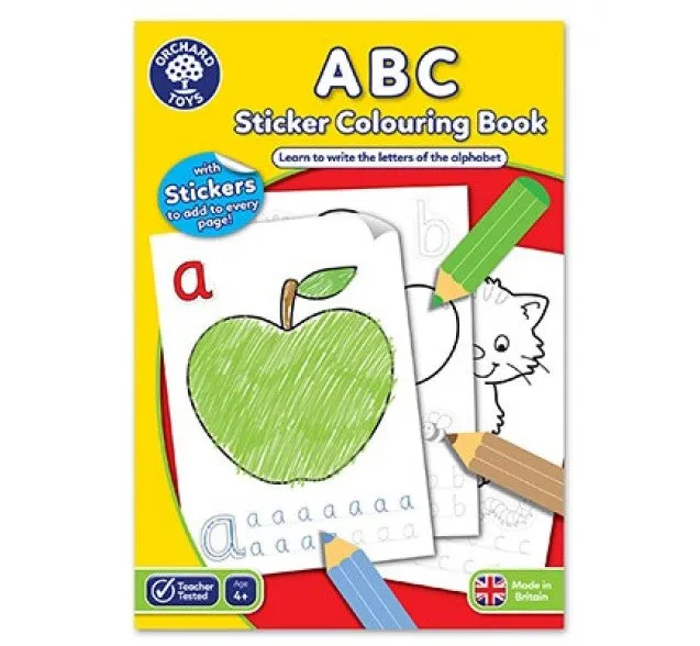 [3-Pack] Orchard Toys ABC Colouring Book