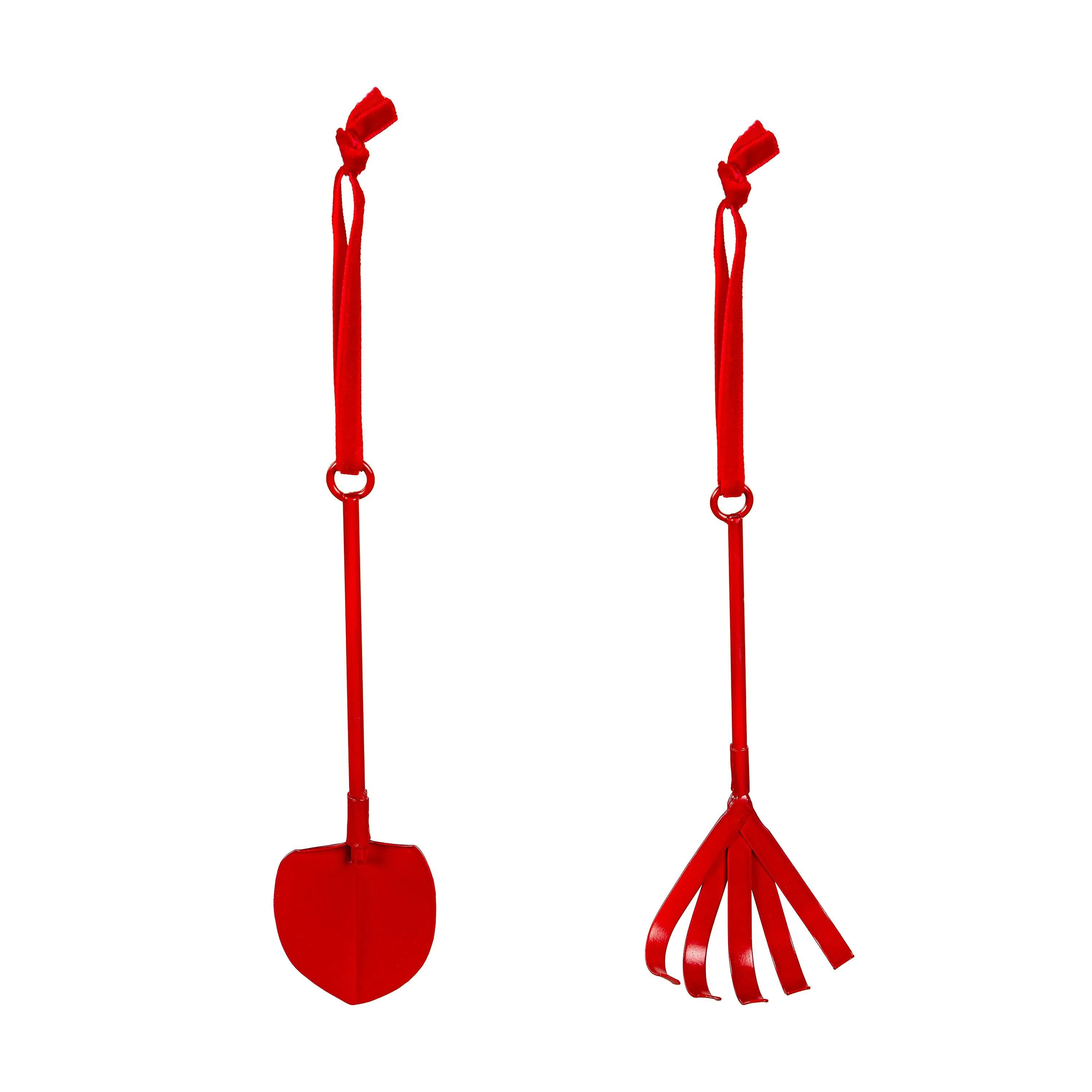 6" Metal Garden Tool Ornament,3otm395