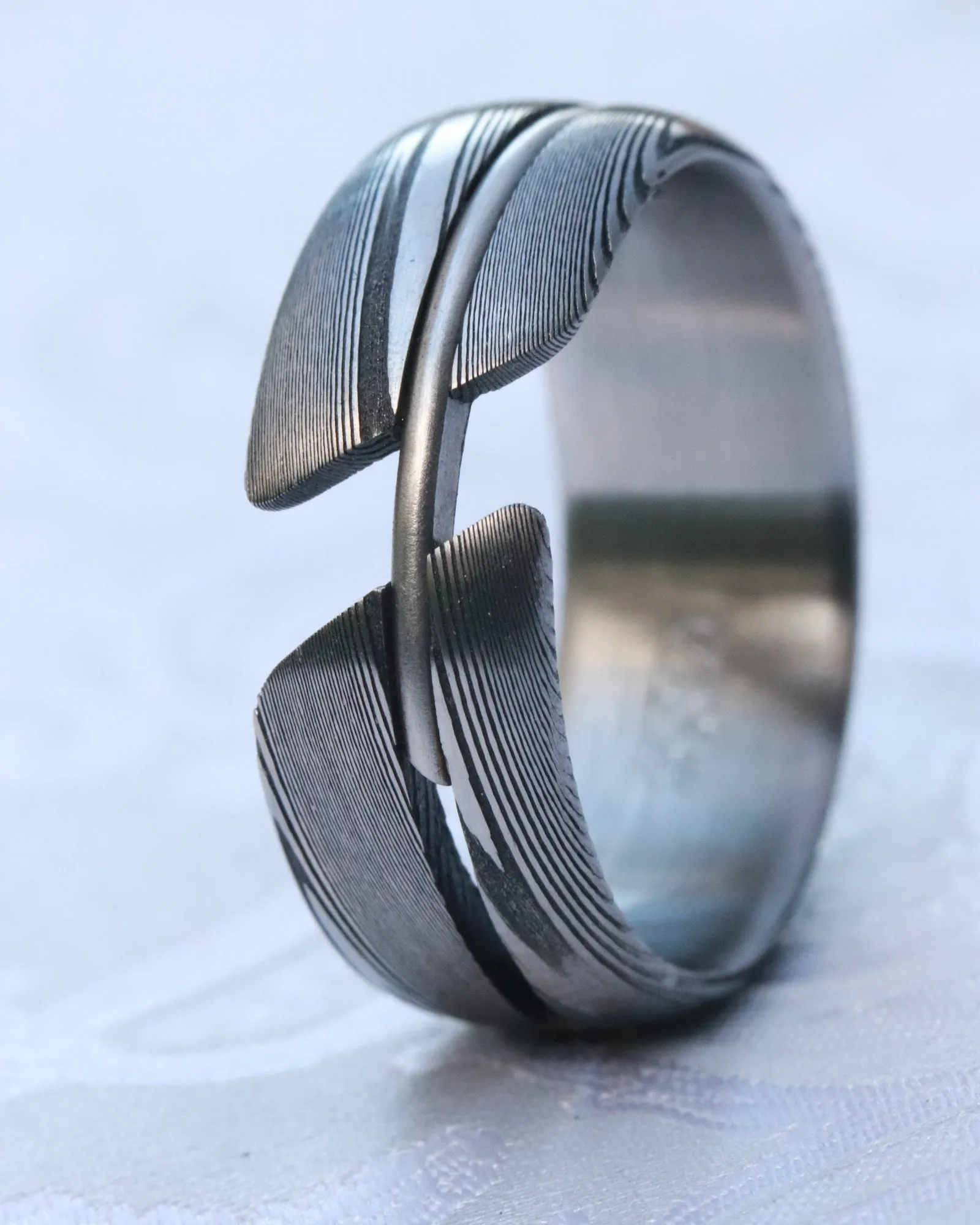8mm "DEBONAIR" hybrid handmade ring