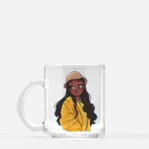 A Lil' Cup of Sunshine - Glass Coffee Mug by RawSueshii
