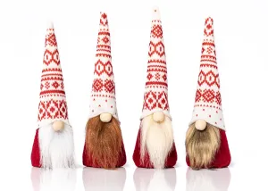 Adorable Christmas Gnomes - Set of 1-4 pieces