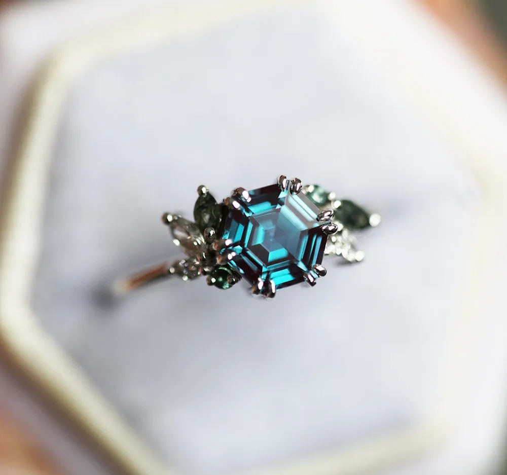 Aerin Hexagon Cluster Ring