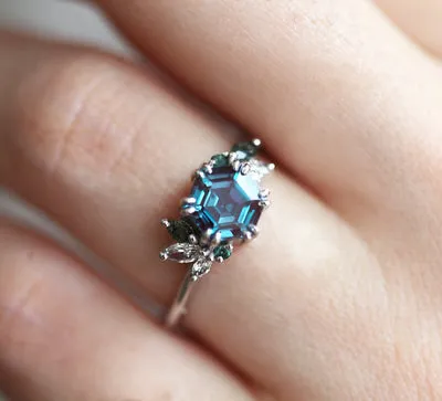 Aerin Hexagon Cluster Ring