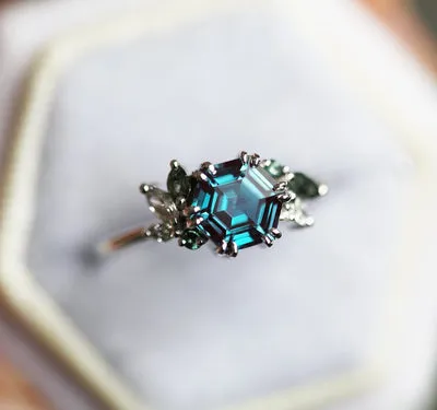 Aerin Hexagon Cluster Ring