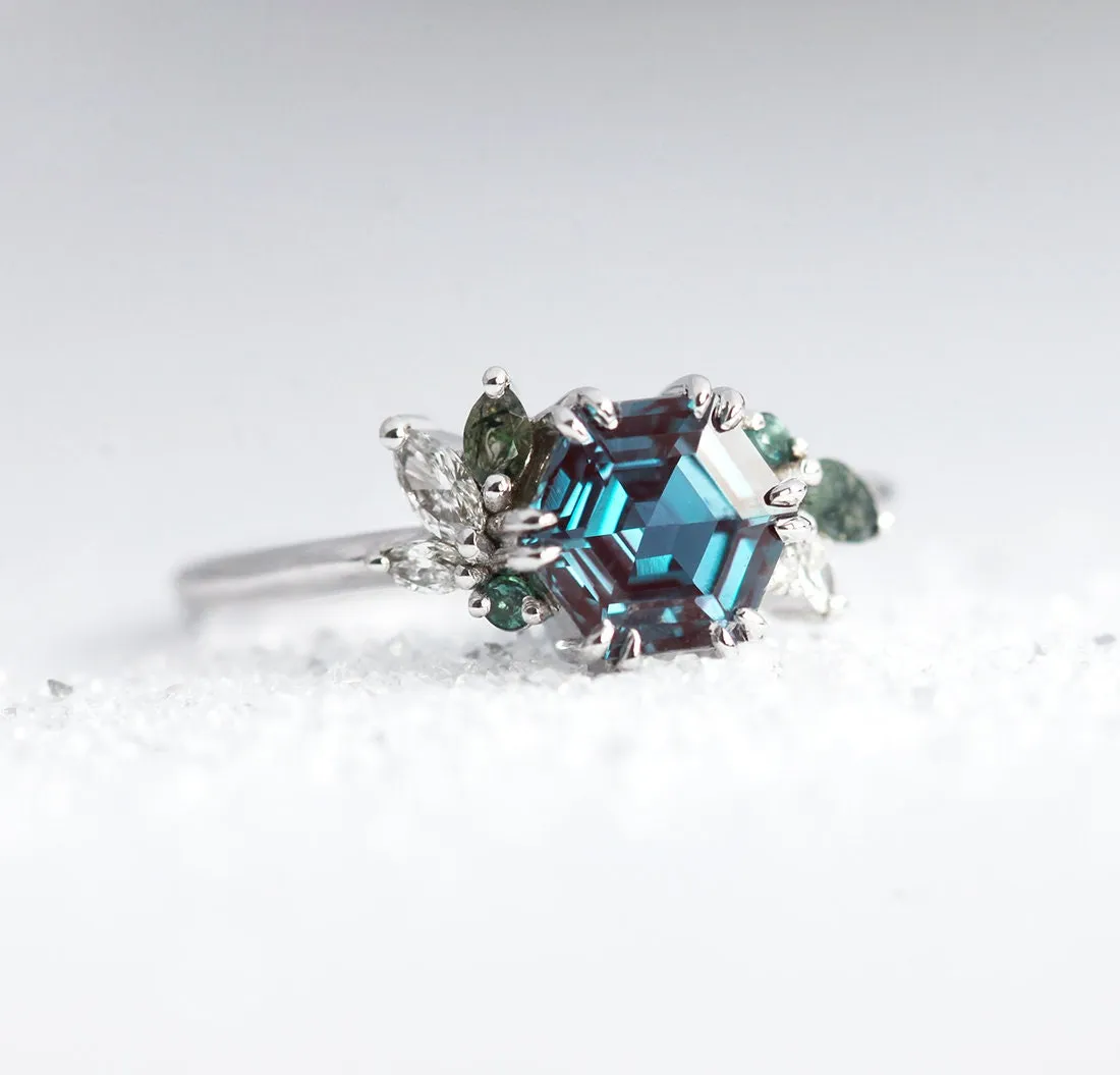 Aerin Hexagon Cluster Ring