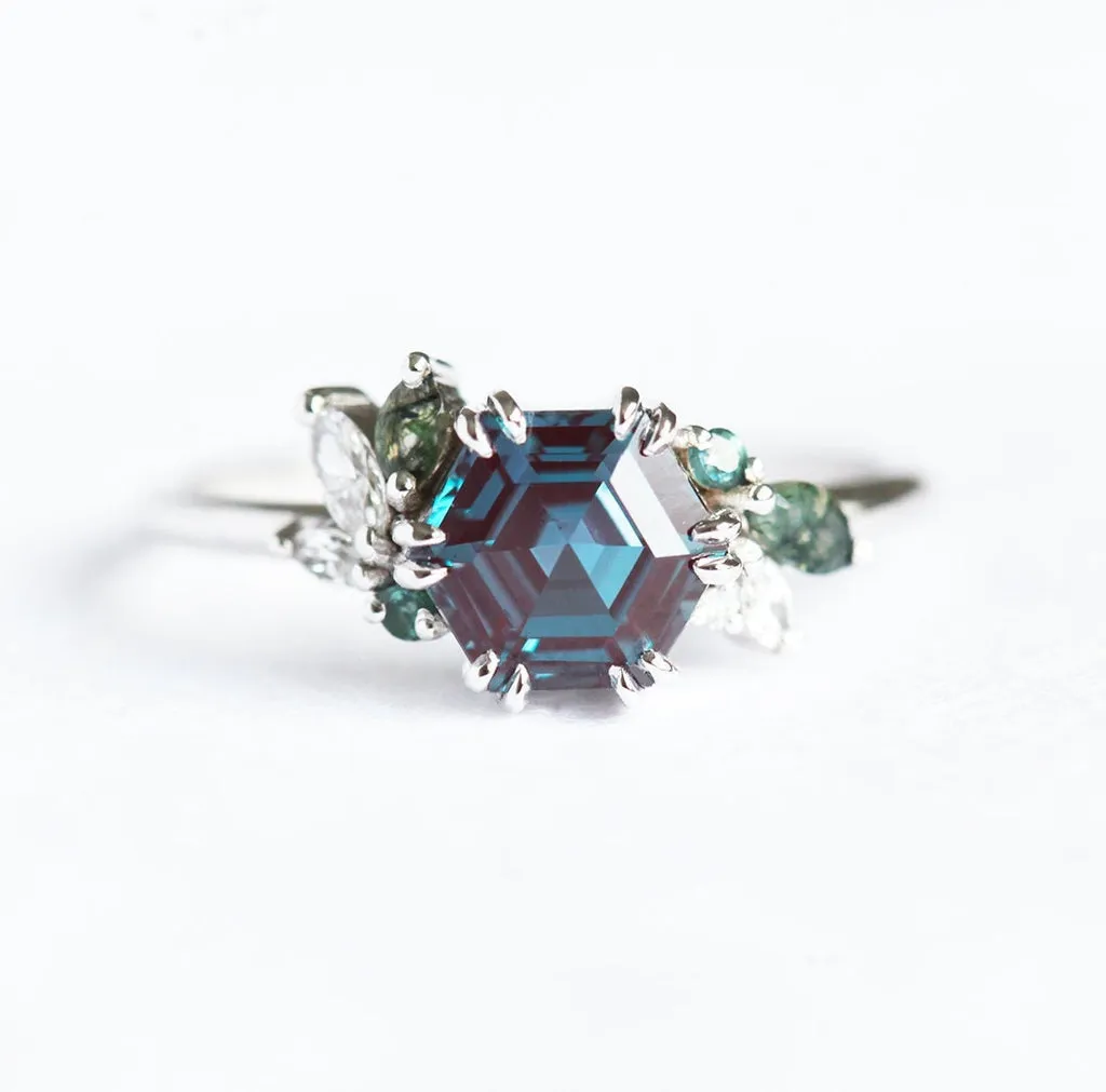 Aerin Hexagon Cluster Ring
