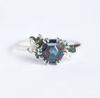 Aerin Hexagon Cluster Ring