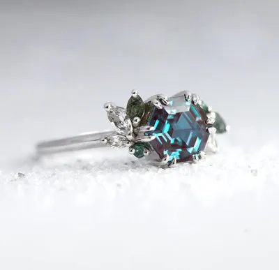 Aerin Hexagon Cluster Ring
