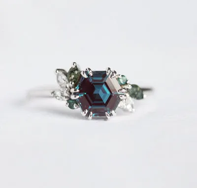 Aerin Hexagon Cluster Ring