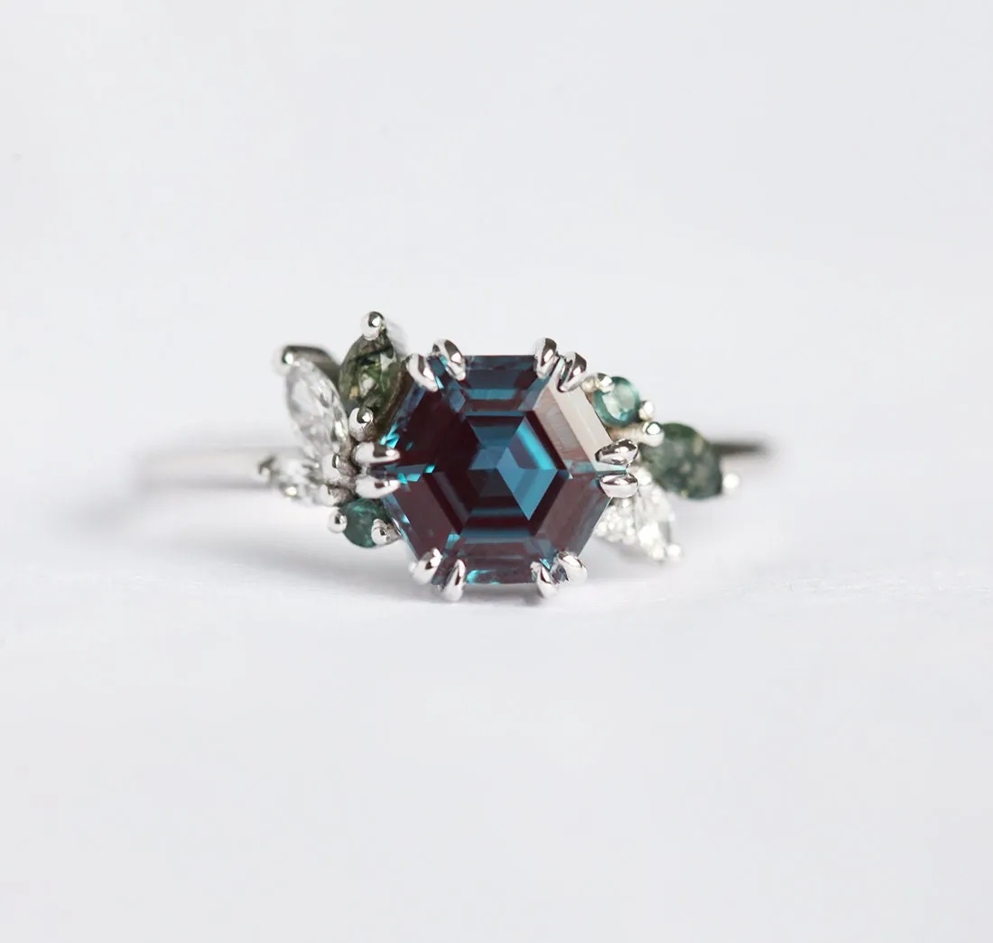 Aerin Hexagon Cluster Ring