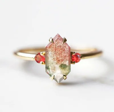 Alana Moss Agate Ring