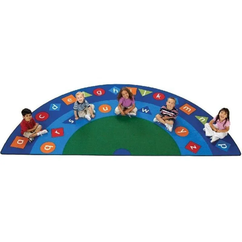 Alpha Shapes Semi Circle Seating Rug