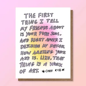 Amazing Ass Greeting Card