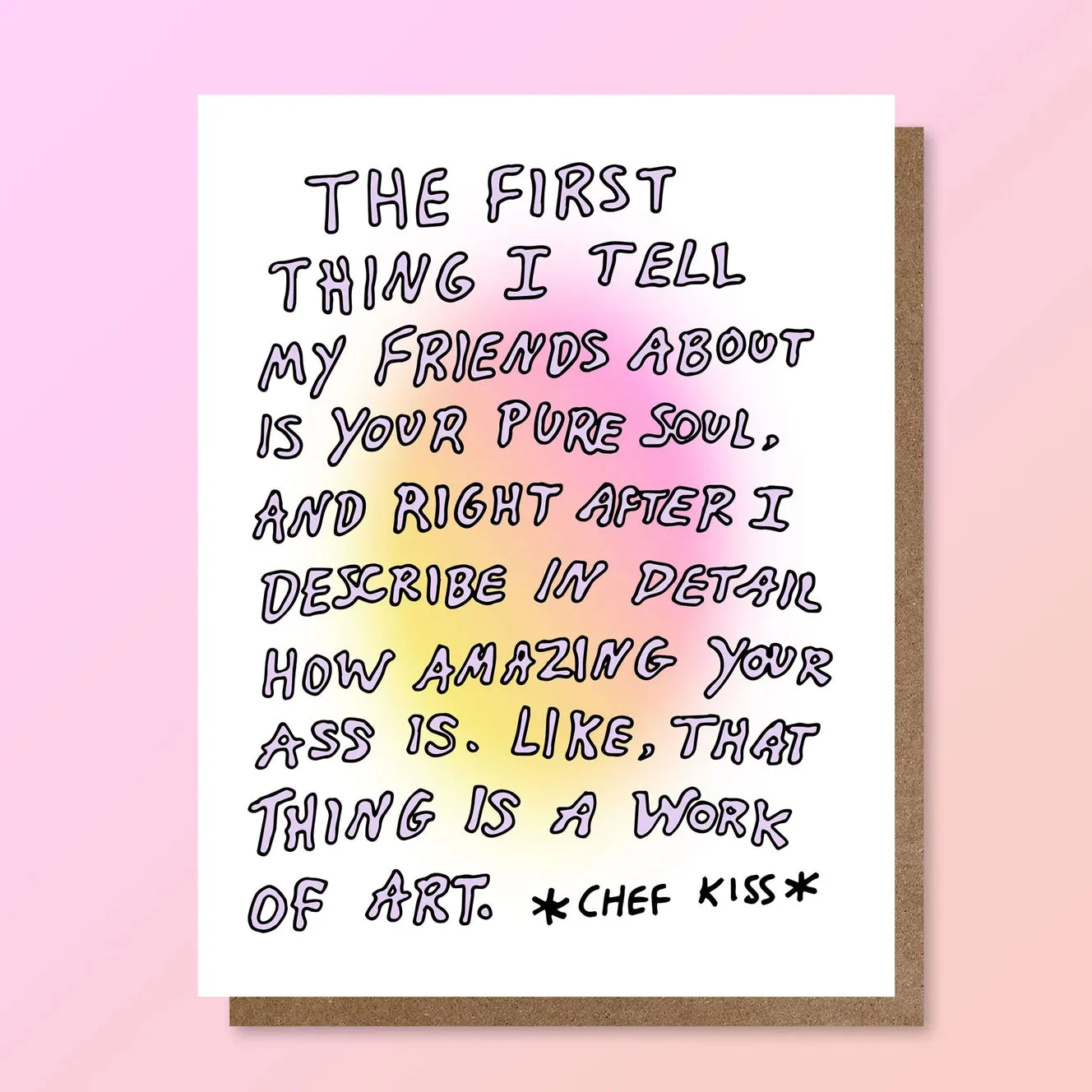 Amazing Ass Greeting Card