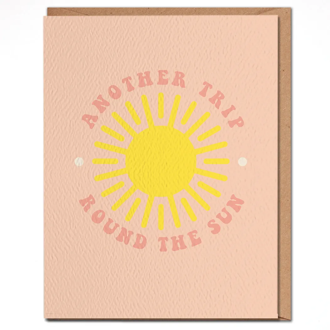 Another trip round the sun card