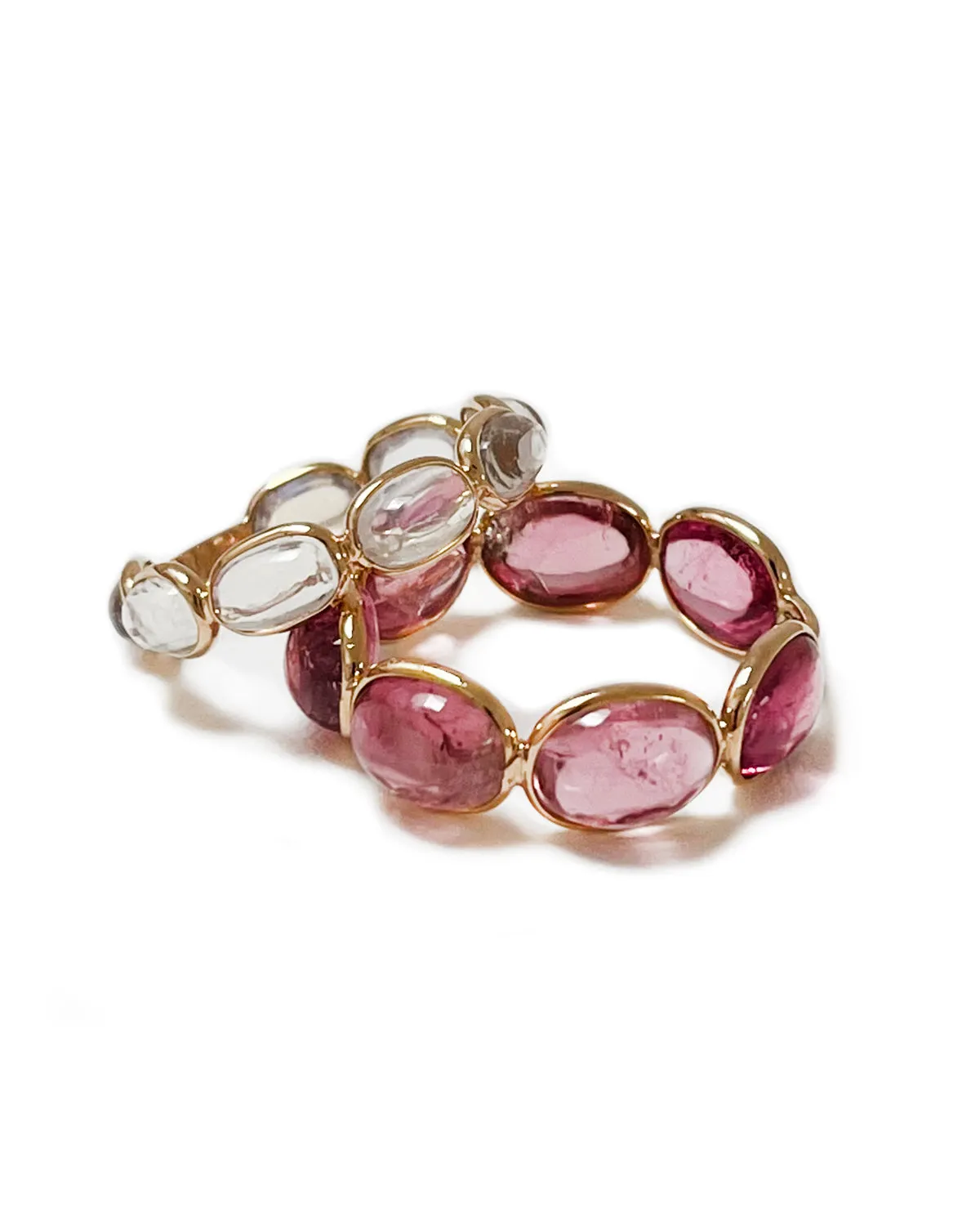 Aura Ring in Oval Rubellite