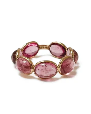 Aura Ring in Oval Rubellite