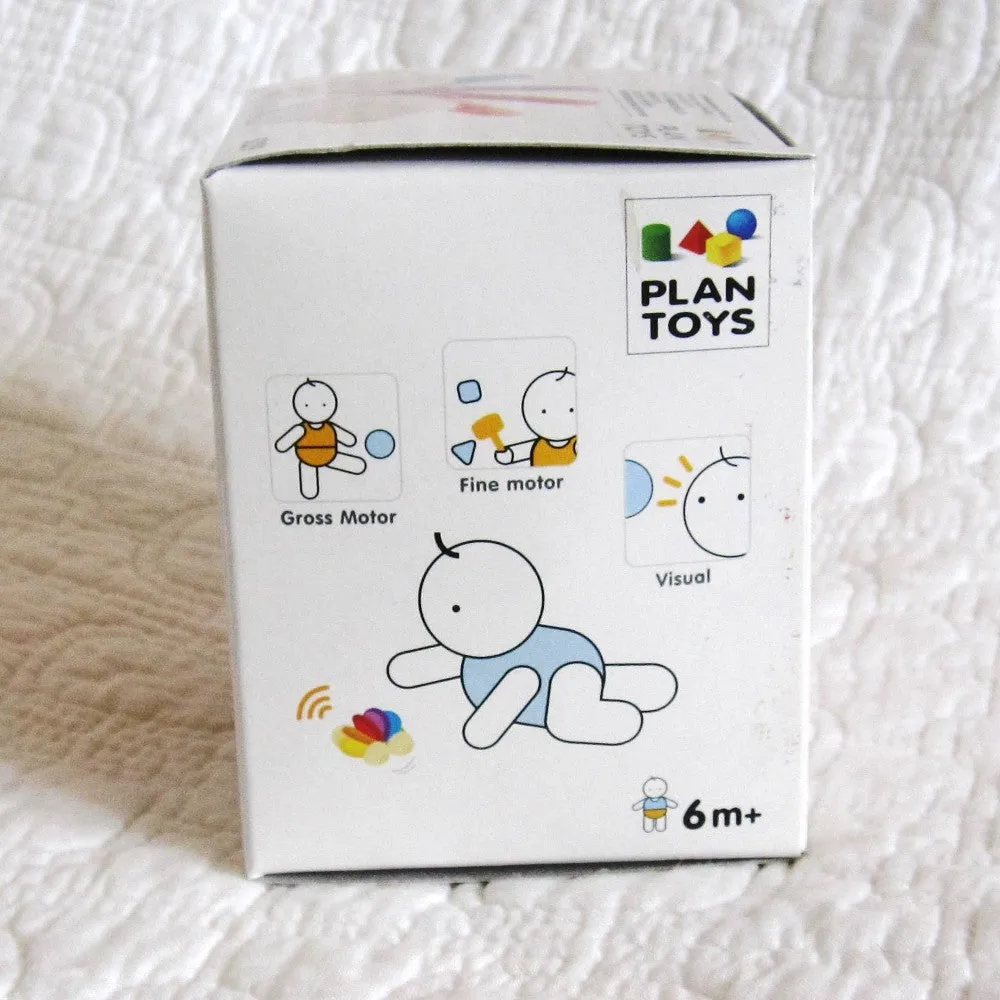 Baby Car Rattle and Teether by Plan Toys, Ages 6 mo.  