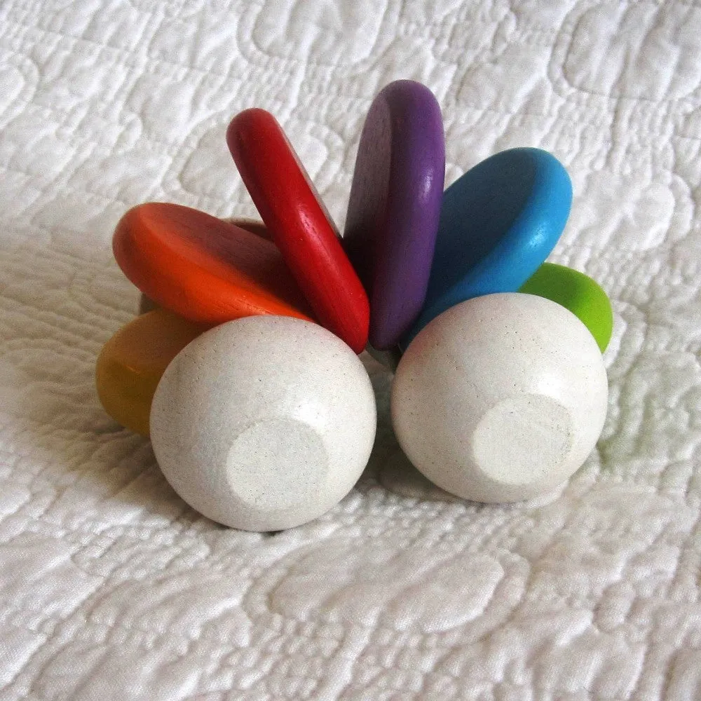 Baby Car Rattle and Teether by Plan Toys, Ages 6 mo.  