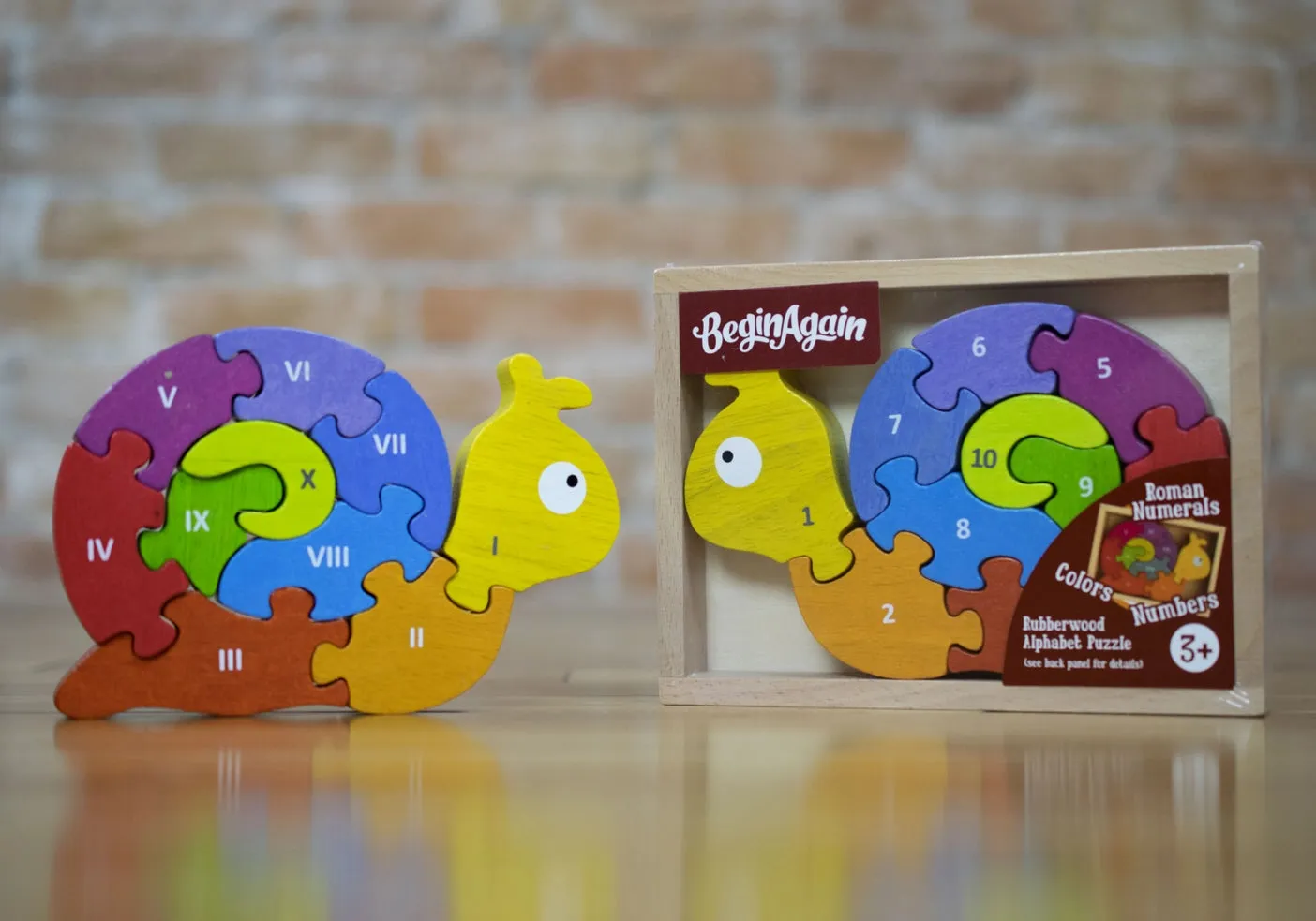 Begin Again Toys - Snail Number Puzzle