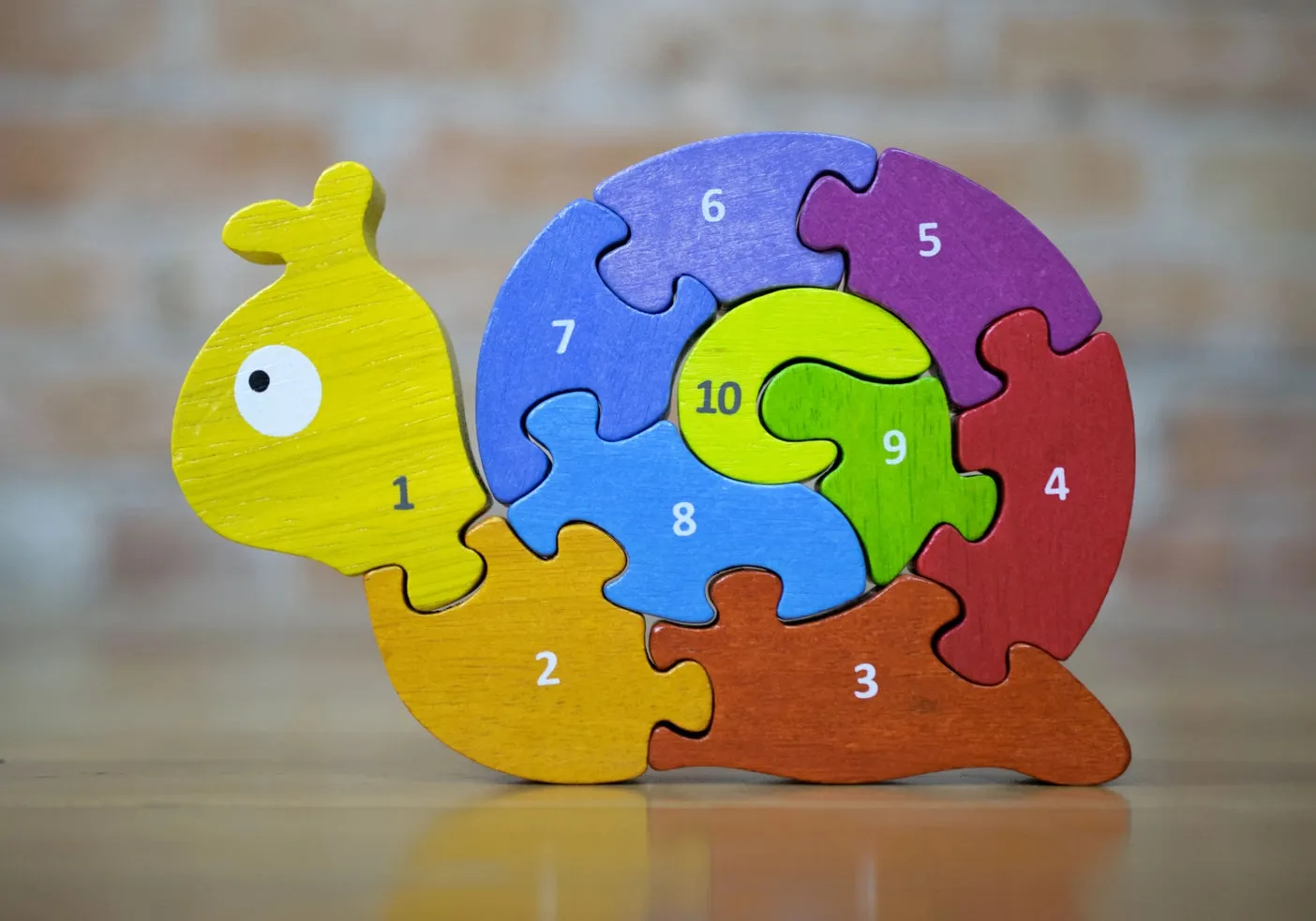 Begin Again Toys - Snail Number Puzzle