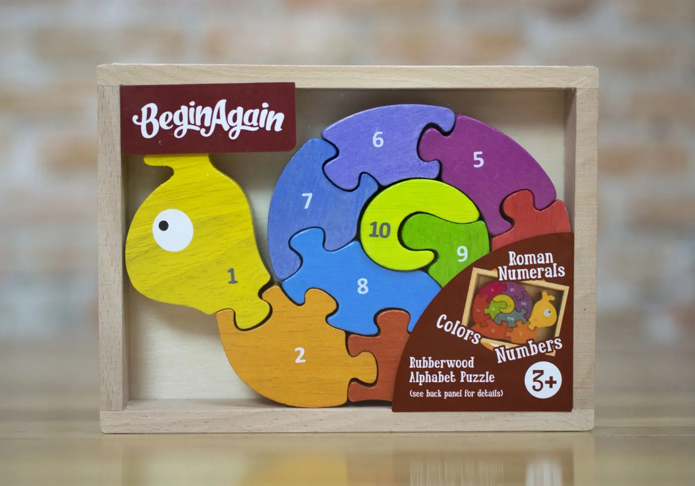 Begin Again Toys - Snail Number Puzzle