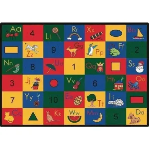 Blocks of Fun Factory Second Classroom Rug