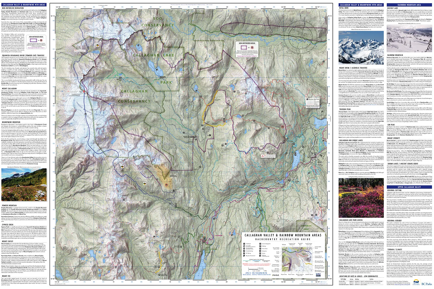 Callaghan Valley Area Map