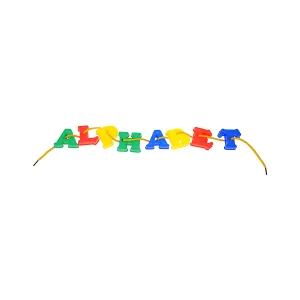 Carol Montessori Lacing Alphabet Set of 38 Pcs