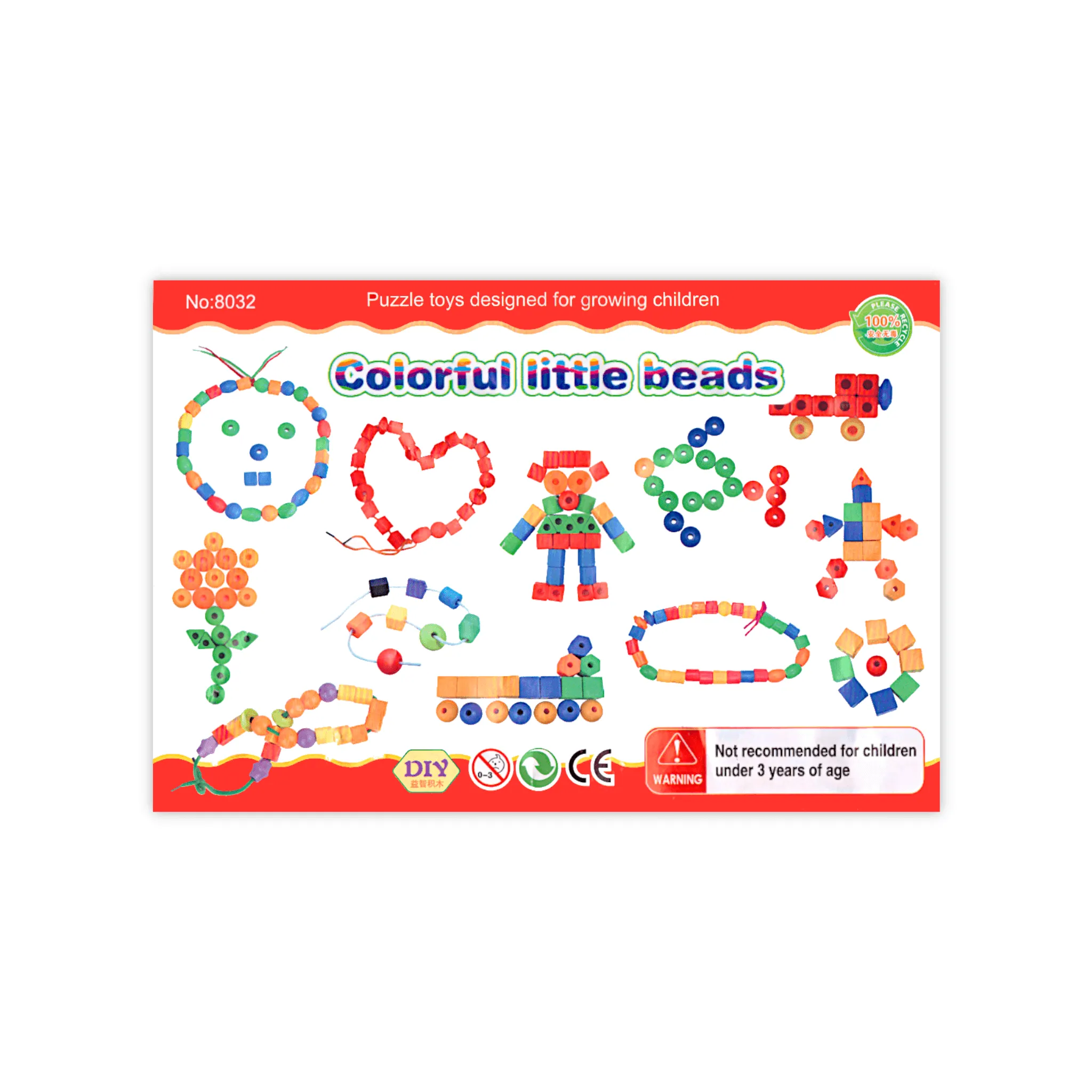 Carol Montessori Lacing Beads 350 gm