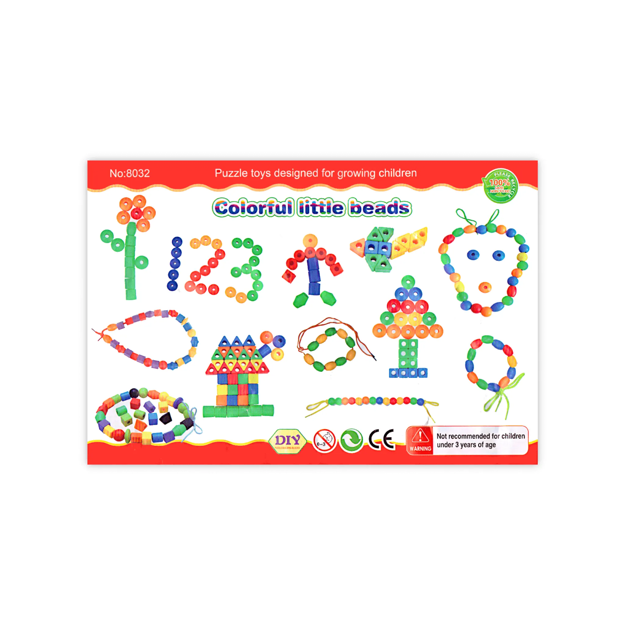 Carol Montessori Lacing Beads 350 gm