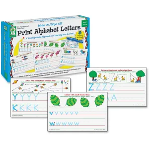 Carson-Dellosa PreK-Grade 1 Alphabet Erasable Activity Set
