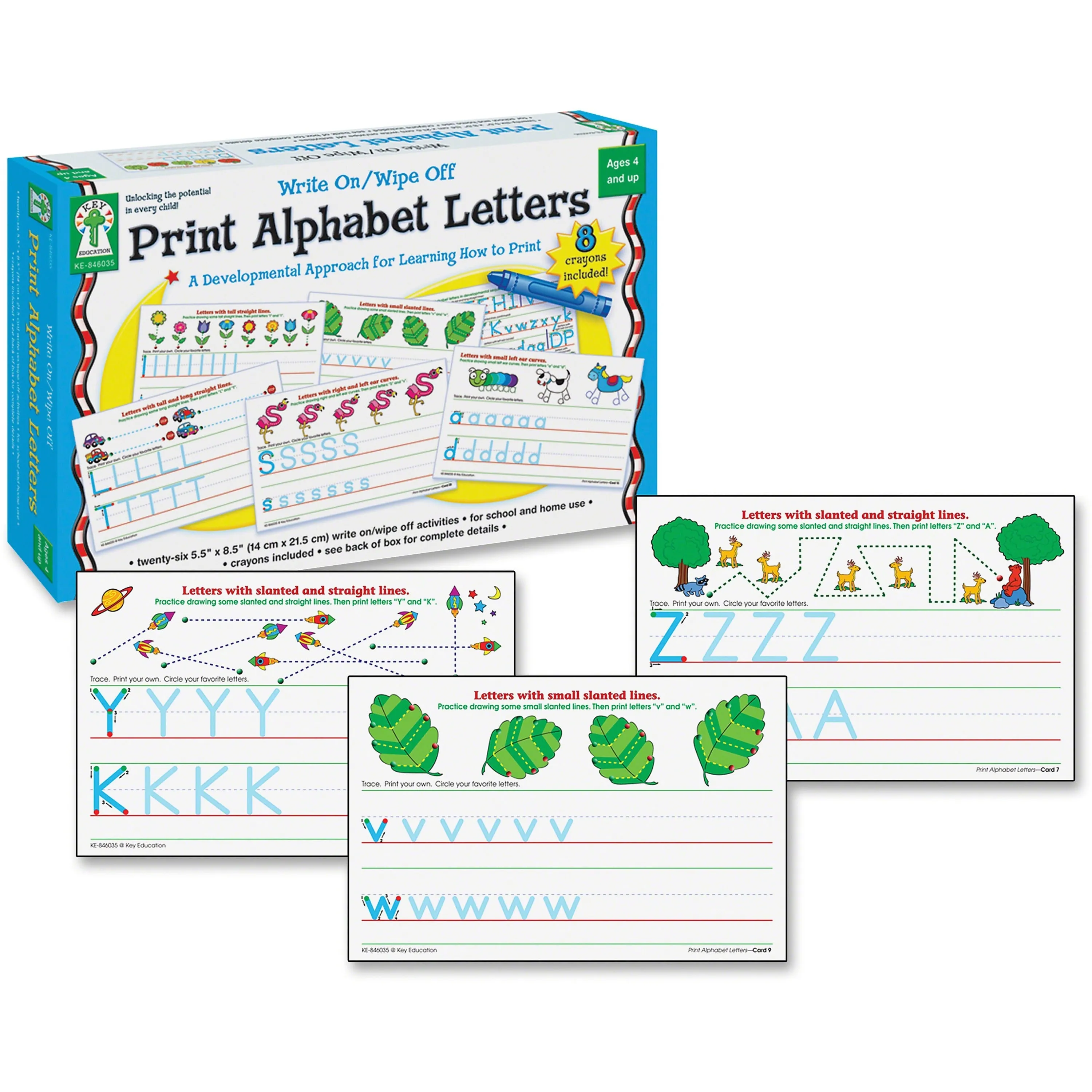 Carson-Dellosa PreK-Grade 1 Alphabet Erasable Activity Set