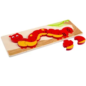 Caterpillar Number Puzzle - Wooden