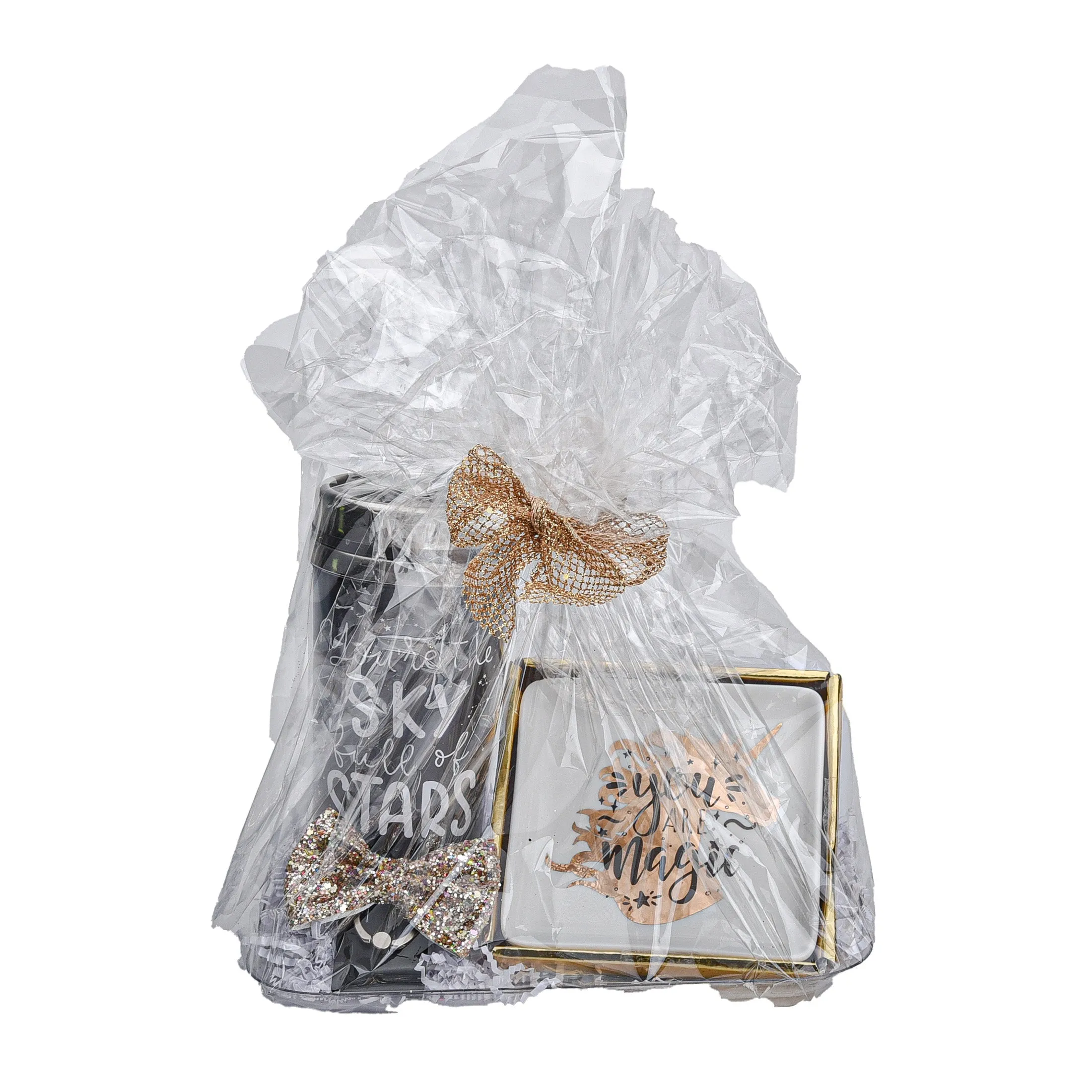 Cheep N Cheerful "You Are Magic" Gift Bundle, Teacher Gift, Appreciation Giftable, Coffee Tumbler, Trinket Tray, Keychain