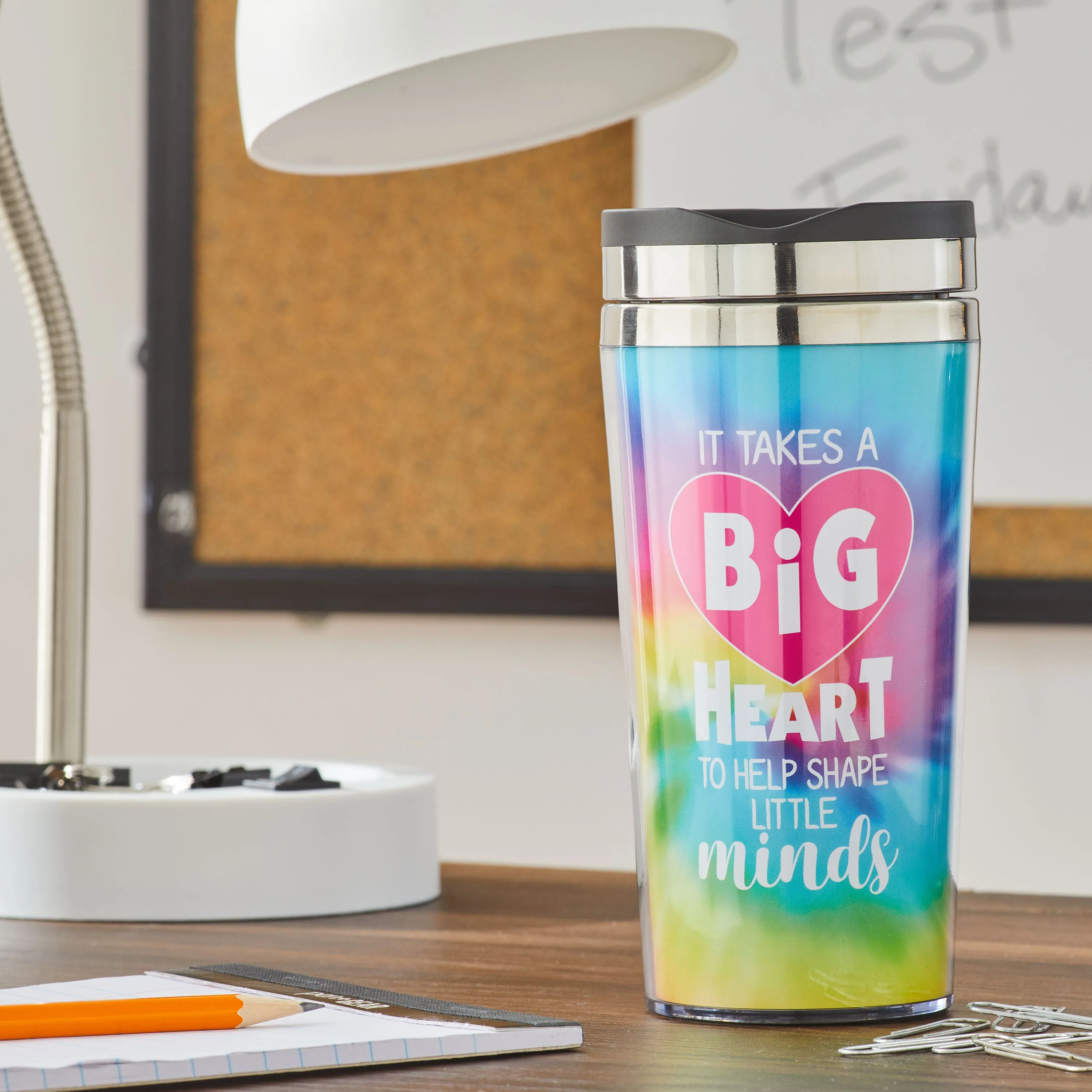 Cheep N Cheerful Teacher Appreciation Coffee Tumbler 4- Pack, Valentine Teacher Gifts, Teacher Tumblers