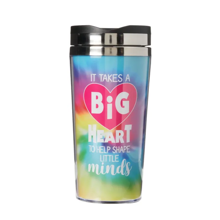 Cheep N Cheerful Teacher Appreciation Coffee Tumbler 4- Pack, Valentine Teacher Gifts, Teacher Tumblers