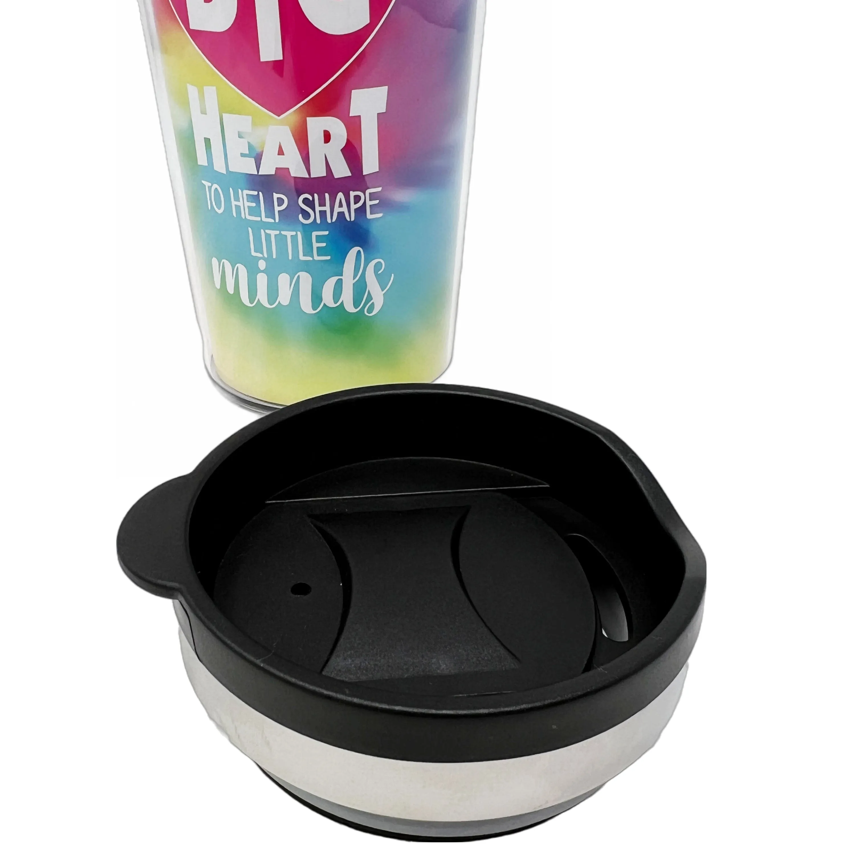 Cheep N Cheerful Teacher Appreciation Coffee Tumbler 4- Pack, Valentine Teacher Gifts, Teacher Tumblers