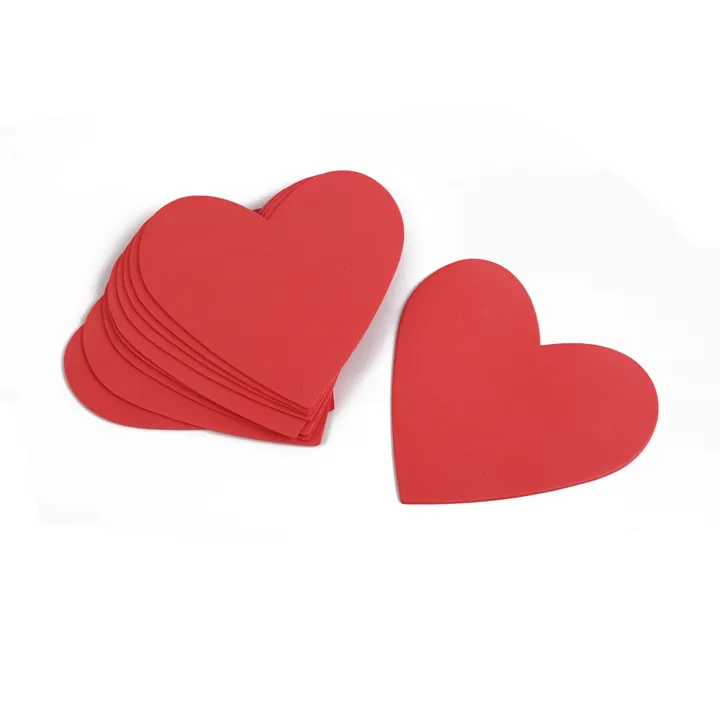 Cheep N Cheerful Valentines Day Craft Set, 30 Foam Hearts, 80 Foam Heart Stickers, Valentine's Day Party Décor, 110 Pcs