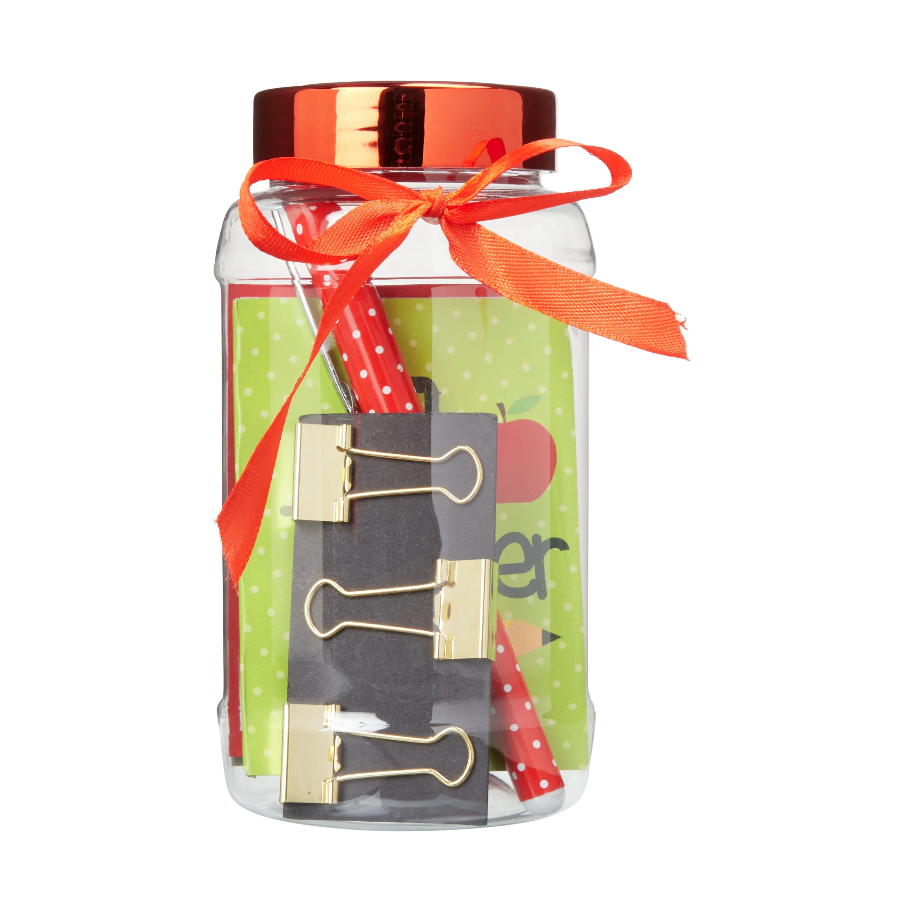Cheep N Cheerful Valentines Day Teacher Gift Set, Tumbler, Solar Flower, Stationary Set, 10 pcs