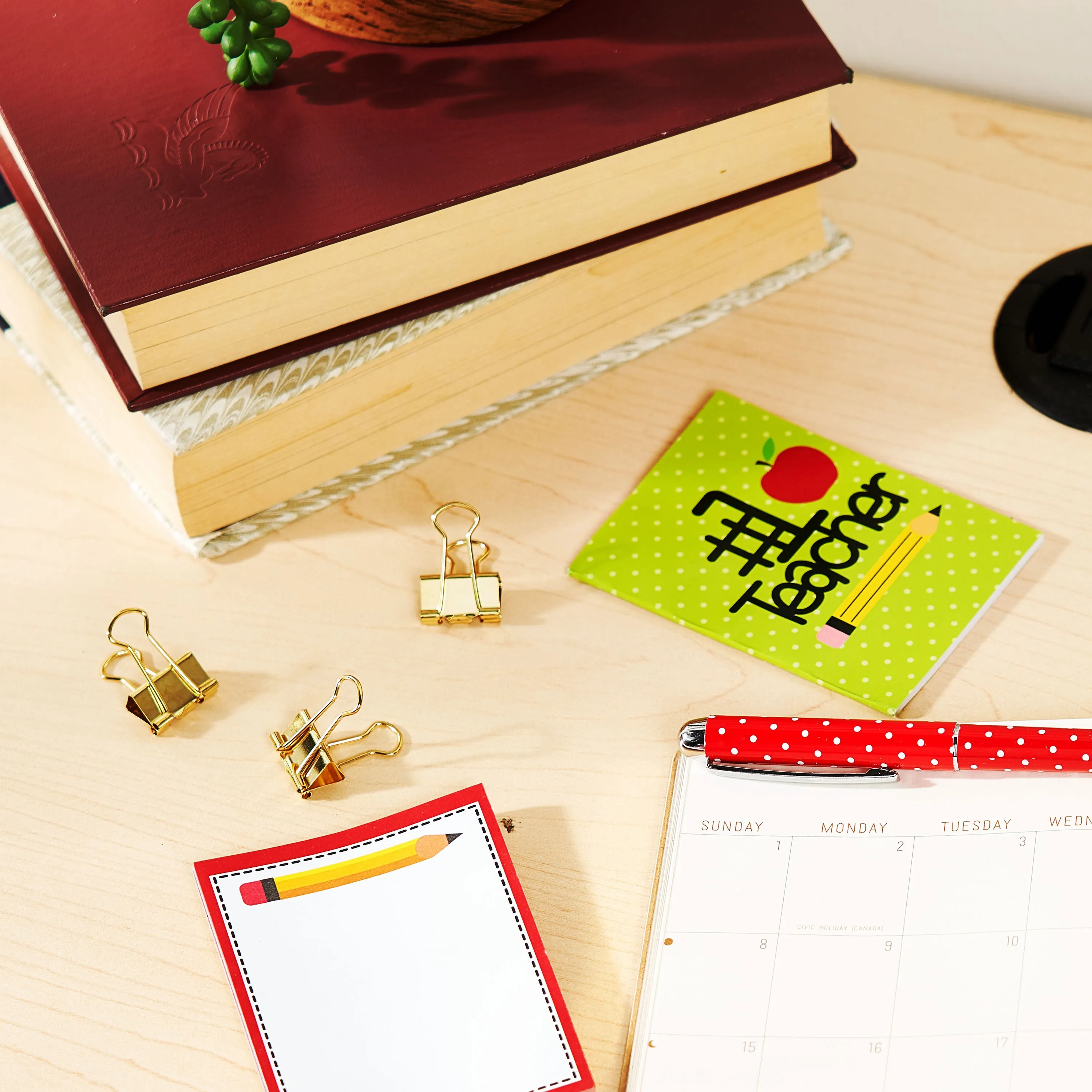 Cheep N Cheerful Valentines Day Teacher Gift Set, Tumbler, Solar Flower, Stationary Set, 10 pcs
