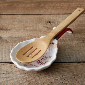 Cheerful Winking Santa Spoon Rest