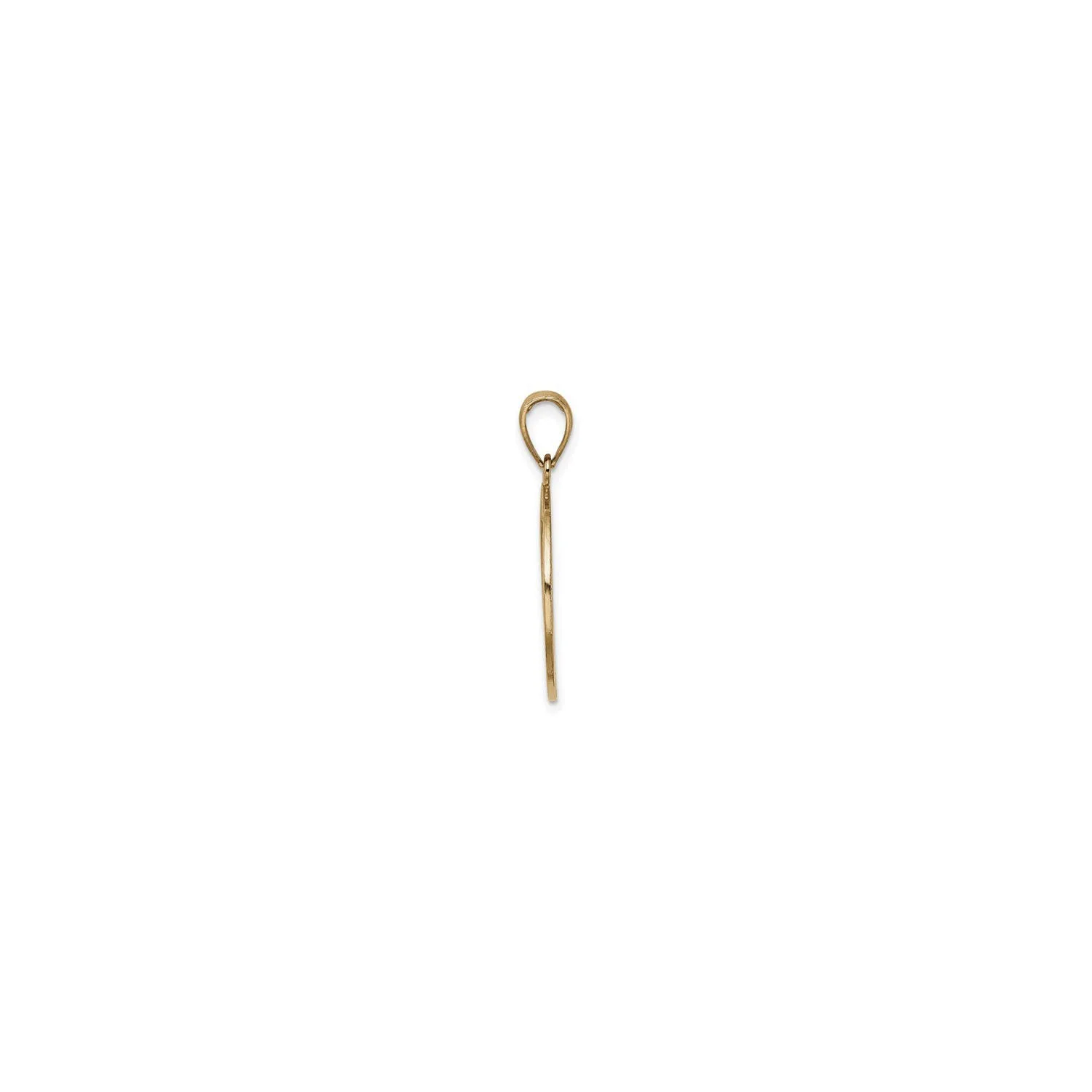 Chicago Skyline Disc Pendant (14K)